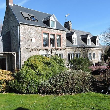 Gîte de charme La Maison Saint-Leonard avec piscine, SPA, vue sur le Mont Saint-Michel Vains Extérieur photo